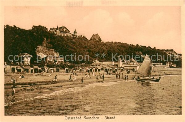 Rauschen Ostseebad Kaliningrad Swetlogorsk RU Strandpartie