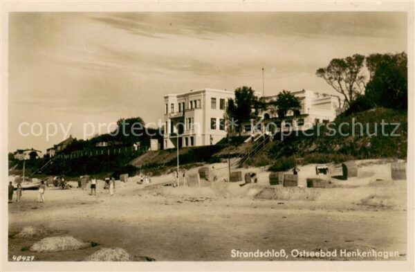 Henkenhagen Ustronie Morskie PL Strandschloss Henkenhagen Hotel Pension