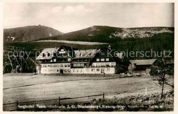Brueckenberg Krummhuebel Riesengebirge PL Berghotel Teichmannbaude