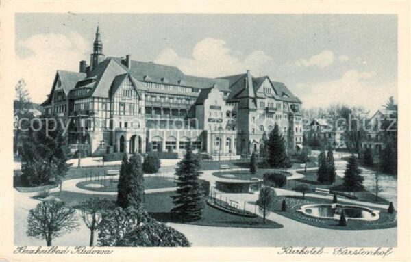 Bad Kudowa Kudowa-Zdroj Niederschlesien PL Kurhotel Fuerstenhof