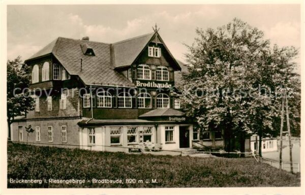 Brueckenberg Krummhuebel Riesengebirge PL Brodt Baude