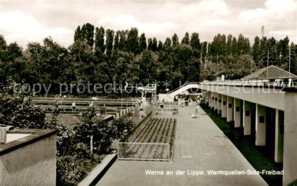 Werne  Lippe Muenster Westfalen Warmquelle Sole Freibad