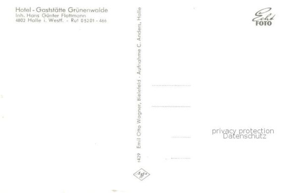 Halle Westfalen Hotel Gaststaette Gruenenwalde – Bild 2