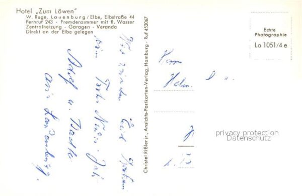 Lauenburg Elbe Hotel Zum Loewen Gastraeume Elbepartie – Bild 2