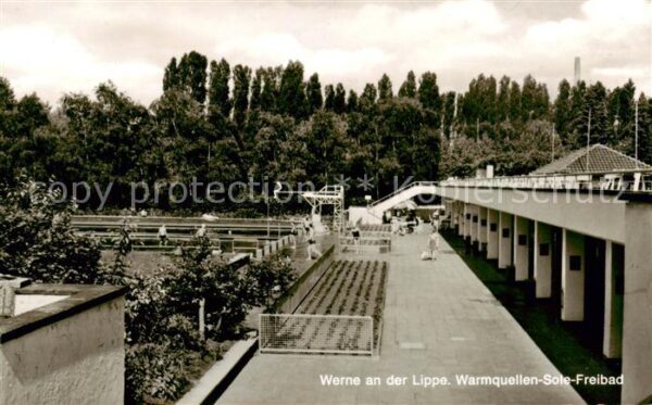 Werne  Lippe Muenster Westfalen Warmquellen Sole Freibad