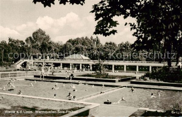 Werne  Lippe Muenster Westfalen Warmquelle Sole Freibad