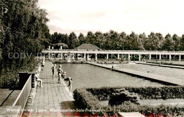 Werne  Lippe Muenster Westfalen Warmquellen Sole Freibad