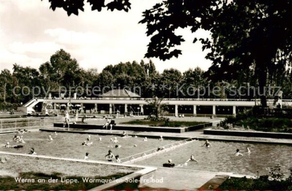 Werne  Lippe Muenster Westfalen Warmquellen Sole Freibad