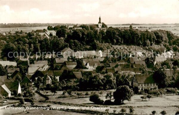 Wuennenberg Unter und Oberstadt Panorama