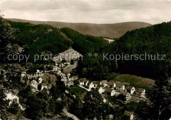 Schoenmuenzach im Murgtal Fliegeraufnahme