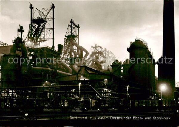 Dortmund Aus einem Dortmunder Eisen und Stahlwerk