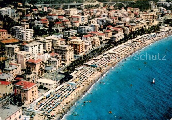 Varazze Liguria IT Panorama dall'aereo