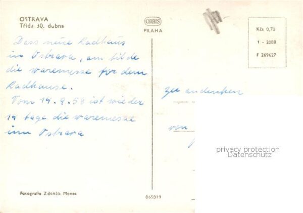 Ostrava Maehrisch Ostrau CZ Trida 30 dubna – Bild 2