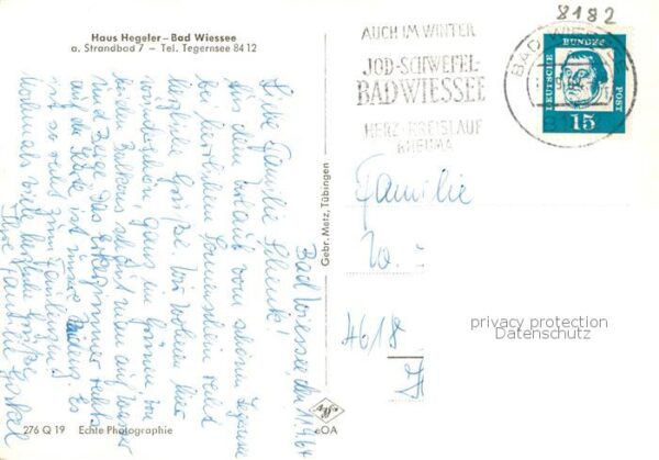 Bad Wiessee Tegernsee Haus Hegeler – Bild 2