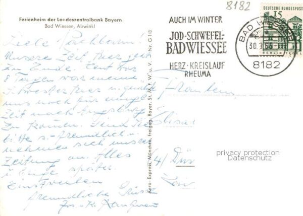 Bad Wiessee Tegernsee Ferienheim der LZB Bayern – Bild 2