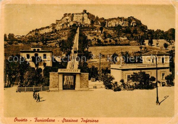 Orvieto Umbria IT Funicolare Stazione Inferiore