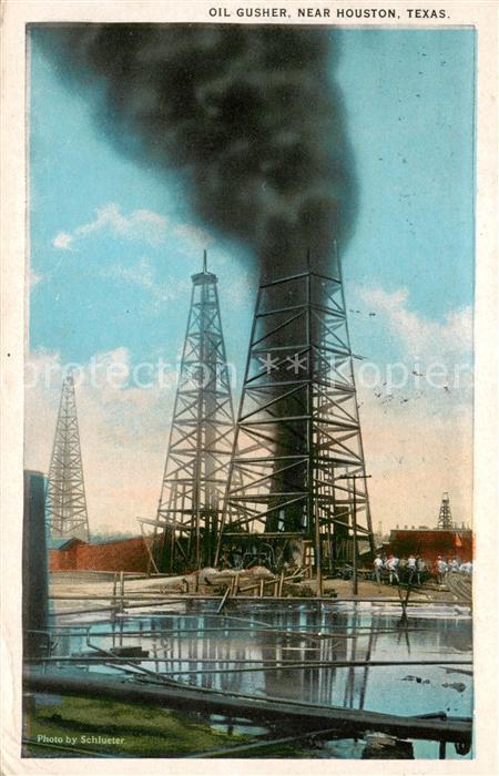 Houston  Texas USA Oil Gusher