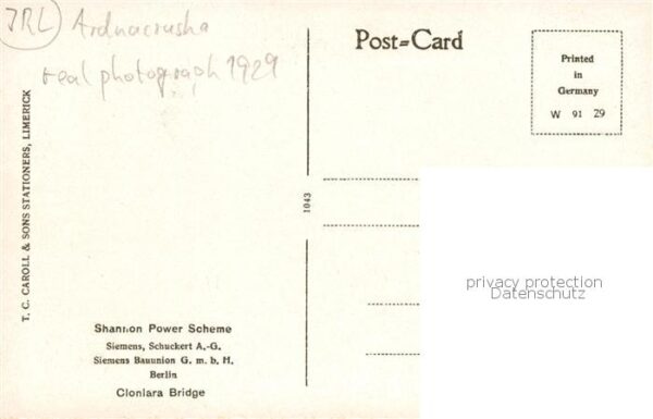 Ardnacrusha Limerick Ireland Cloniara Bridge – Bild 2