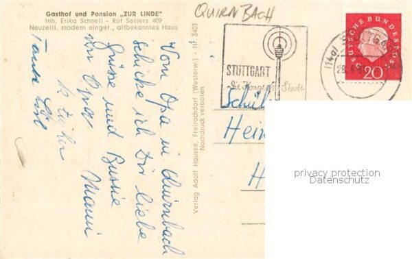 Quirnbach Westerwald Gasthof Pension Zur Linde Panorama Schwimmbad – Bild 2