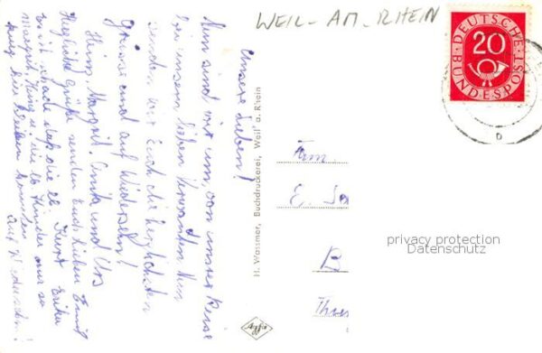 Weil am Rhein Ortsansichten Schwimmbad – Bild 2