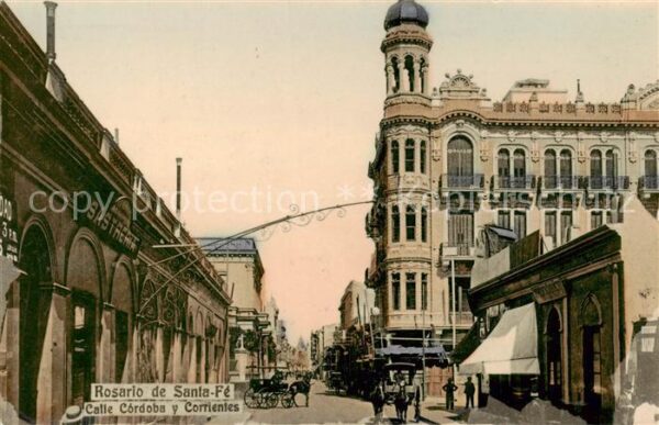 Rosario Santa Fe Argentina Calle Cordoba y Corrientes