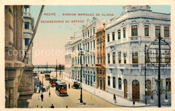 Recife Brasil Avenida Marquez de Olinda Recebedoria do Estado