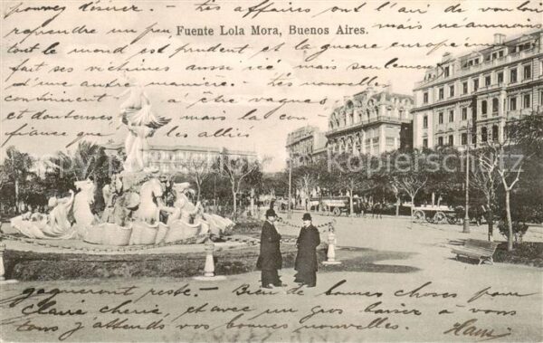 Buenos Aires Argentina Fuente Lola Mora