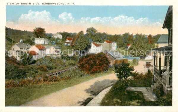 Narrowsburg New York USA View of South Side