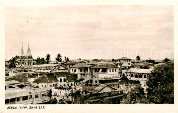 Zanzibar Tansania Fliegeraufnahme