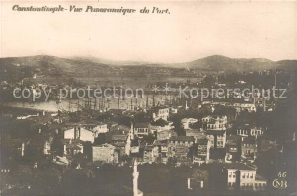 Constantinople Vue Panoramique du l'art