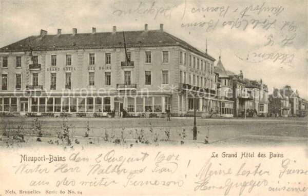 NIEUPORT Nieuwpoort West-Vlaanderen Belgie Le Grand Hotel des Bains