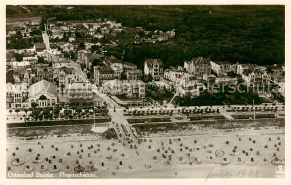 Bansin Ostseebad Fliegeraufnahme