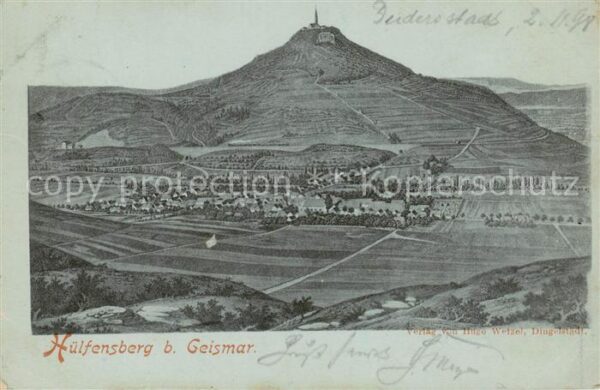 Huelfensberg Geismar Eichsfeld Panorama