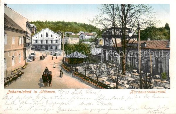 Johannisbad Janske Lazne Boehmen CZ Kurhausrestaurant