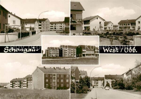 Schongau Bayern Teilansichten Wohnsiedlung