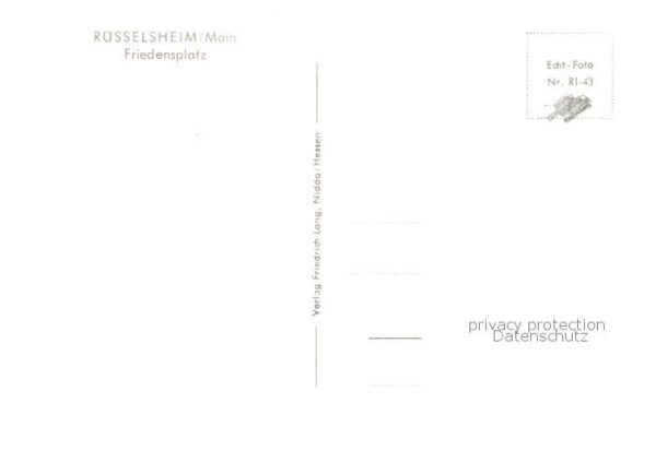 Ruesselsheim Main Friedensplatz Brunnen Park-Hotel – Bild 2