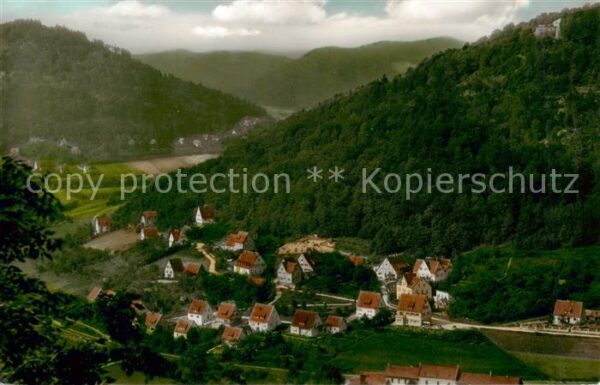 Hoefen Pommelsbrunn Panorama Luftkurort Fraenkische Alb Belegmuster