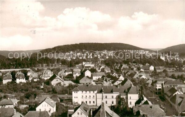 Bad Driburg Panorama Blick zum Kreuzberg