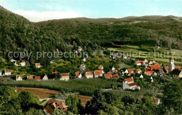 Pommelsbrunn Panorama Fraenkische Alb
