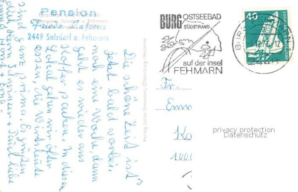 Sulsdorf Fehmarn Gasthof Pension Ungermann – Bild 2