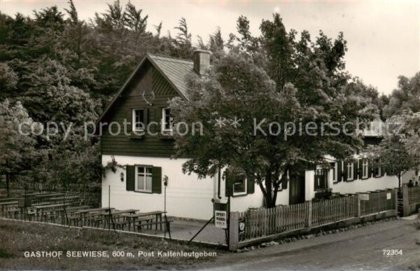 Kaltenleutgeben AT Gasthof Seewiese