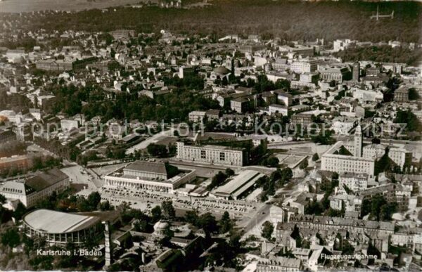 Karlsruhe Baden Fliegeraufnahme