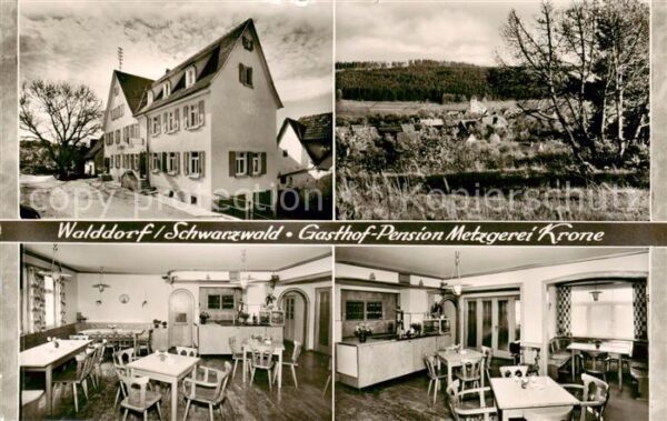 Walddorf Altensteig Gasthof Pension Metzgerei Krone Gastraeume