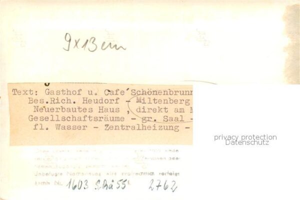 Miltenberg Main Gasthof Cafe Schoenenbrunn – Bild 2