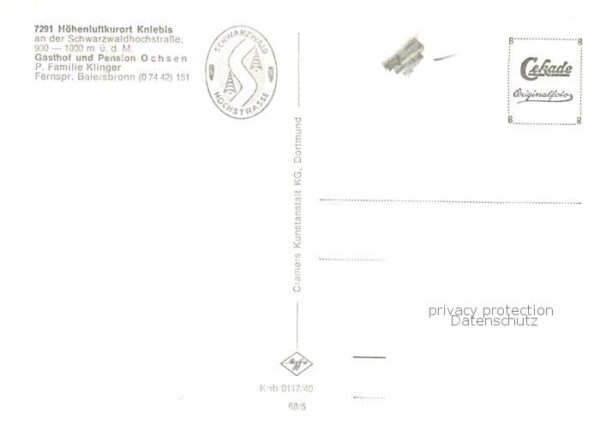 Kniebis Freudenstadt Gasthof Pension Ochsen – Bild 2