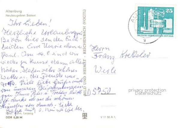 Altenburg  Thueringen Neubaugebiet Suedost – Bild 2