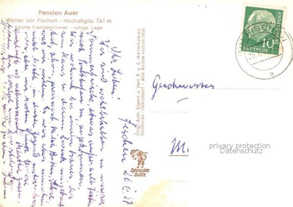 Weiler Fischen Pension Auer – Bild 2