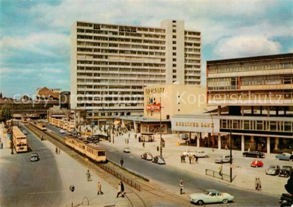 Charlottenburg Hardenbergstrasse mit Bahnhof Zoo
