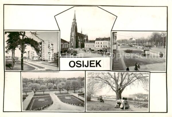 Osijek Croatia Teilansichten Kirche