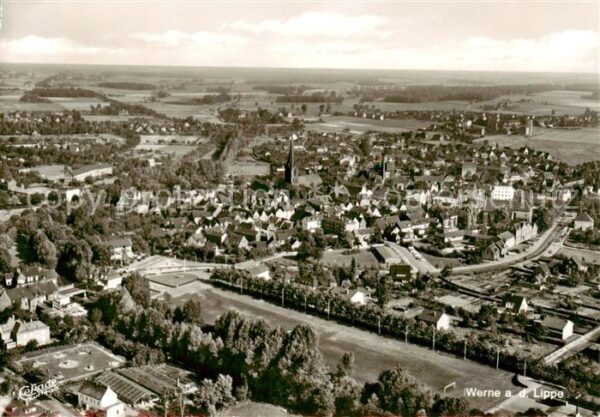Werne  Lippe Muenster Westfalen Fliegeraufnahme